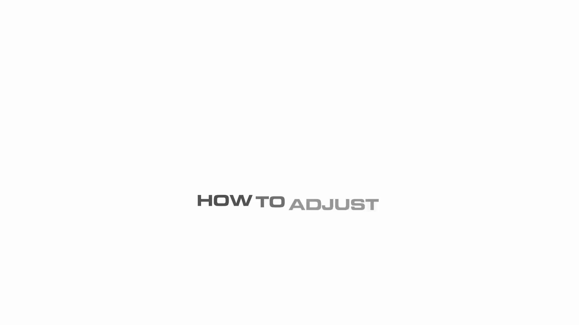 Adjust the size